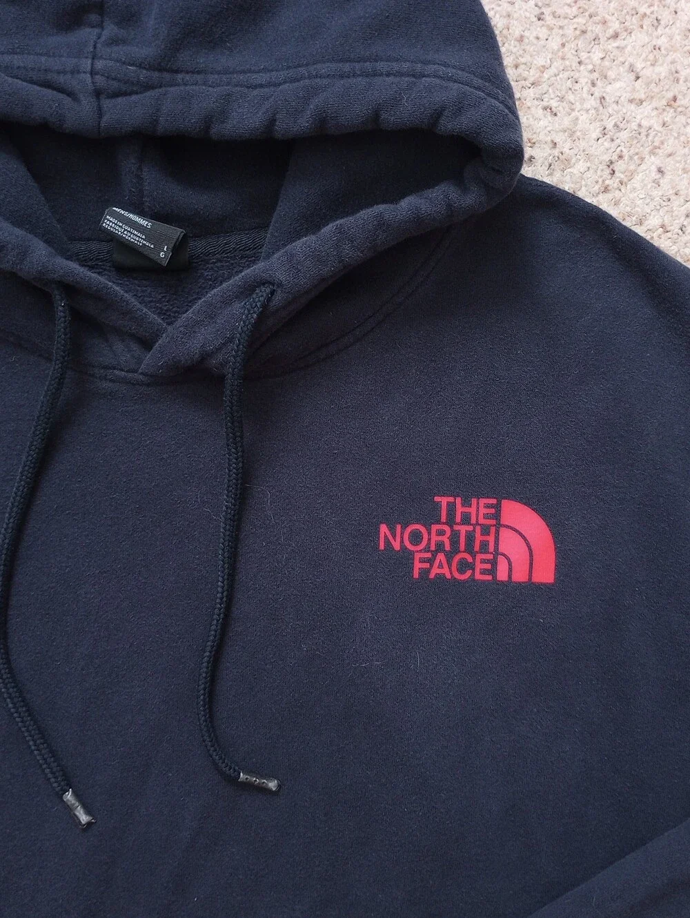 The North Face Hoodie Men's Large Blue & Red
